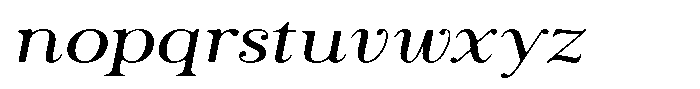 The Stripes Editorial The Stripes Soft Expanded Italic Font LOWERCASE