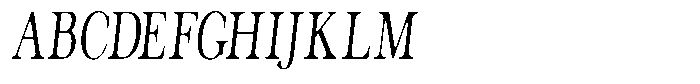 The Stripes Editorial The Stripes Soft Extra Condensed Italic Font UPPERCASE