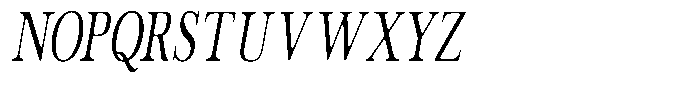 The Stripes Editorial The Stripes Soft Extra Condensed Slant Font UPPERCASE