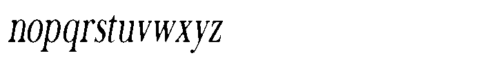 The Stripes Editorial The Stripes Soft Extra Condensed Slant Font LOWERCASE