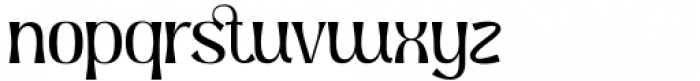 The Sunmora Normal Font LOWERCASE
