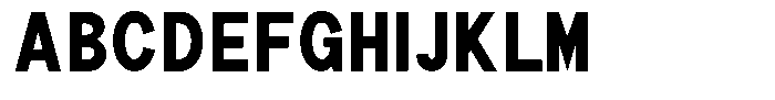 The Talk Black Condensed Font UPPERCASE