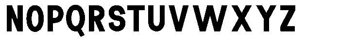 The Talk Black Condensed Font UPPERCASE