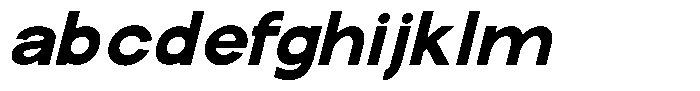 The Talk Black Expanded Italic FONT