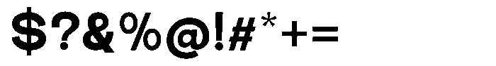The Talk Black Expanded Font OTHER CHARS