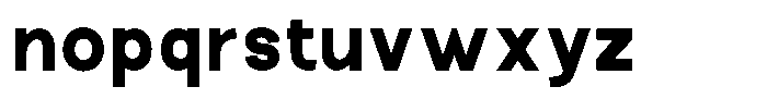 The Talk Black Font LOWERCASE