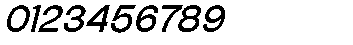 The Talk Bold Expanded Italic Font OTHER CHARS