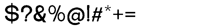 The Talk Bold Expanded Font OTHER CHARS