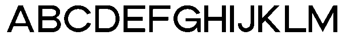 The Talk Bold Expanded Font UPPERCASE