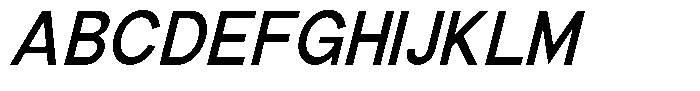 The Talk Bold Italic Font UPPERCASE