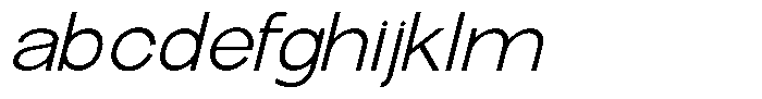The Talk Expanded Italic FONT