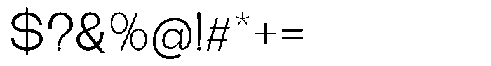 The Talk Expanded Font OTHER CHARS