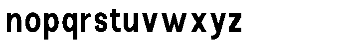 The Talk Extra Bold Condensed Font LOWERCASE