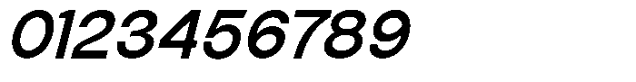 The Talk Extra Bold Expanded Italic Font OTHER CHARS