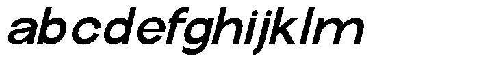The Talk Extra Bold Expanded Italic FONT