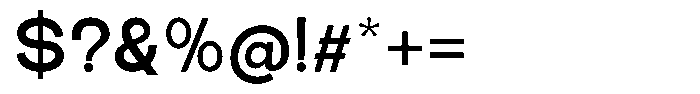 The Talk Extra Bold Expanded Font OTHER CHARS