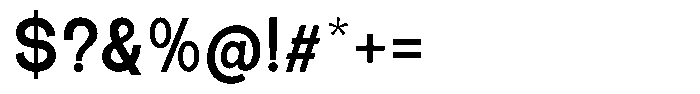 The Talk Extra Bold Font OTHER CHARS