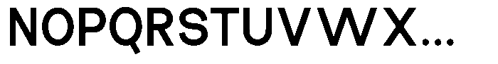 The Talk Extra Bold Font UPPERCASE