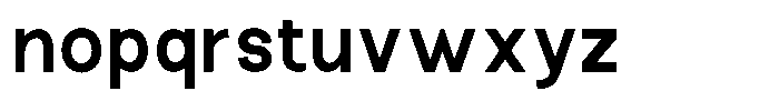 The Talk Extra Bold Font LOWERCASE