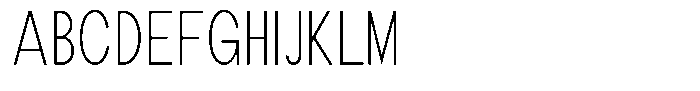 The Talk Extra Light Condensed Font UPPERCASE