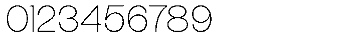 The Talk Extra Light Expanded Font OTHER CHARS