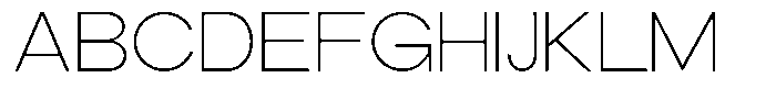 The Talk Extra Light Expanded Font UPPERCASE