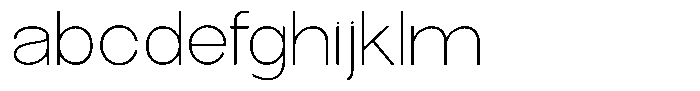 The Talk Extra Light Expanded FONT