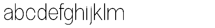 The Talk Extra Light FONT