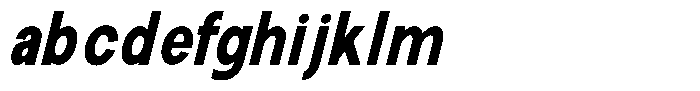 The Talk Heavy Condensed Italic FONT
