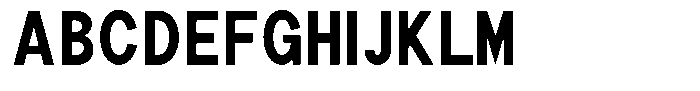 The Talk Heavy Condensed Font UPPERCASE