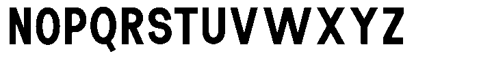 The Talk Heavy Condensed Font UPPERCASE