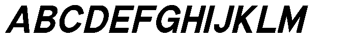 The Talk Heavy Italic Font UPPERCASE