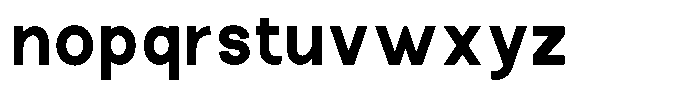 The Talk Heavy Font LOWERCASE