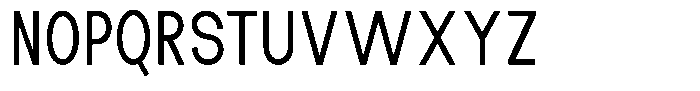 The Talk Medium Condensed Font UPPERCASE