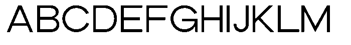 The Talk Medium Expanded Font UPPERCASE