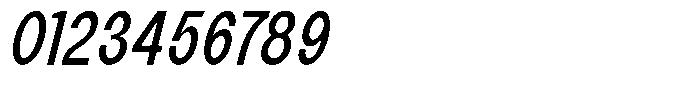 The Talk Semi Bold Condensed Italic Font OTHER CHARS
