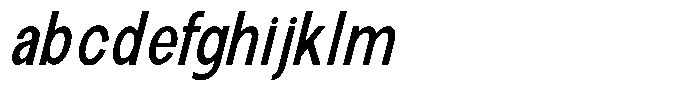 The Talk Semi Bold Condensed Italic FONT