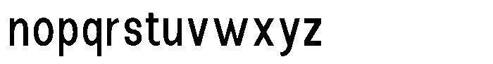 The Talk Semi Bold Condensed Font LOWERCASE