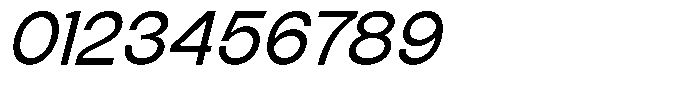 The Talk Semi Bold Expanded Italic Font OTHER CHARS