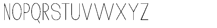 The Talk Thin Condensed Font UPPERCASE