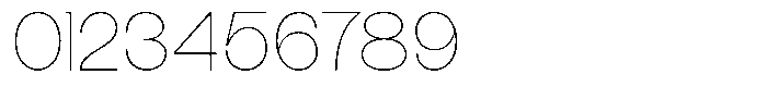 The Talk Thin Expanded Font OTHER CHARS