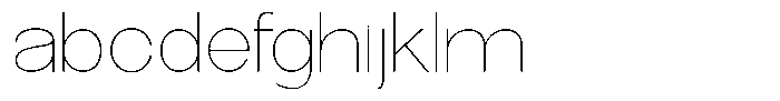 The Talk Thin Expanded FONT