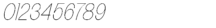 The Talk Thin Italic Font OTHER CHARS