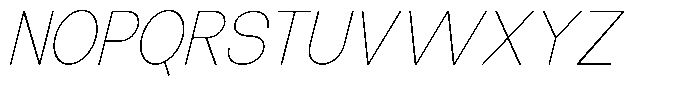 The Talk Thin Italic Font UPPERCASE