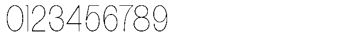 The Talk Thin Font OTHER CHARS