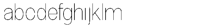 The Talk Thin FONT