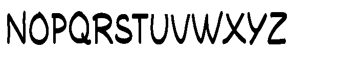 The Throwback Font UPPERCASE