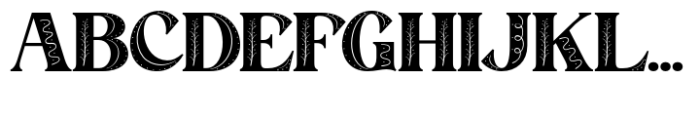 The Vangelo Fun Font UPPERCASE