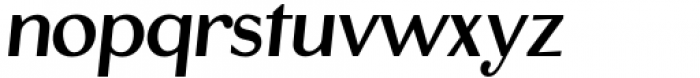 The Voyager Italic Font LOWERCASE