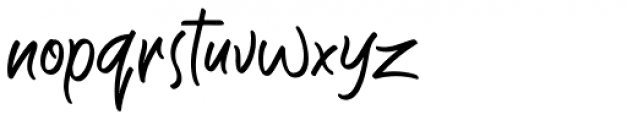 The Wave Regular Font LOWERCASE